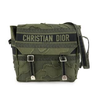 Christian Dior Diorcamp Cotton Canvas Messenger Bag